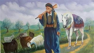كان فى قديم الزمان رجلا يعيش فى قرية صغيرة