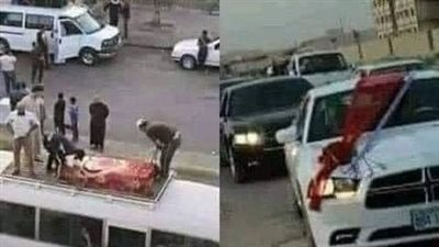 الجار قبل الدار كان أحد الآباء يستعد للاحتفال بزواج ولده