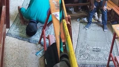 التحق طالب جديد بكلية الزراعة في إحدى جامعات مصر، وعندما حان وقت الصلاة
