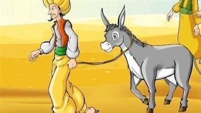 قصه ذهب رجل يشكو لجحا مشكلته فقال له_كامله