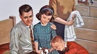 رجل كان يقول لزوجته 