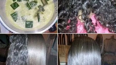 كيراتين طبيعي ف المنزل بدون كيماويات 