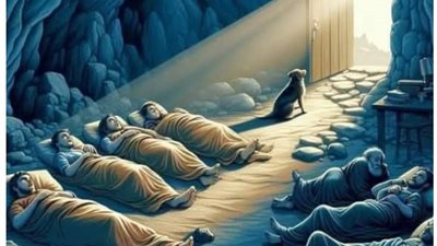 لماذا الكلب باسط ذراعيه في سورة الكهف ولم يتقلب بينما أهل الكهف تقلبوا يمينا وشمالا  قرأنا سورة الكهف اكثر من 500 مرة 