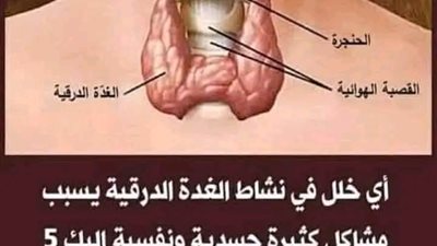 أي خلل في نشاط الـغدة الدرقية يسبب مشاكل كثيرة جسدية ونفـسية إليك ١٢ طعام تُحسن من عمل الغدة الدرقية 