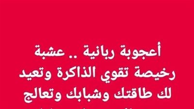 عشبة بسيطة حيـرت الطب الحديث .. تقوي الذاكرة وترجع الشايب شبـاب بقوة 100حصان خلال فترة قليلة ولهـا العديد مـن الفوائد الأخرى !!  