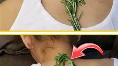 سر وضع الروزماري عى الرقبه 